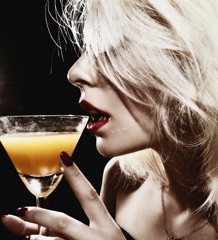 Free stock image of Woman with drink created by Alexander Krivitskiy