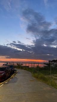 Beautiful sunset nearby the sea - Free Stock Photo