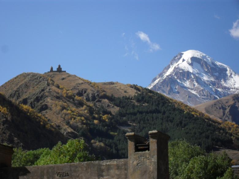 Free stock image of Mount Kazbek, Georgia created by Nikolai Andreev