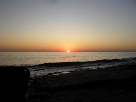 Evening sunset on the sea - Free Stock Photo