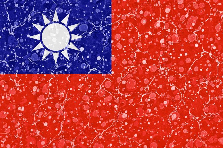 Free stock image of Marbled Flag - Taiwan created by Nicolas Raymond