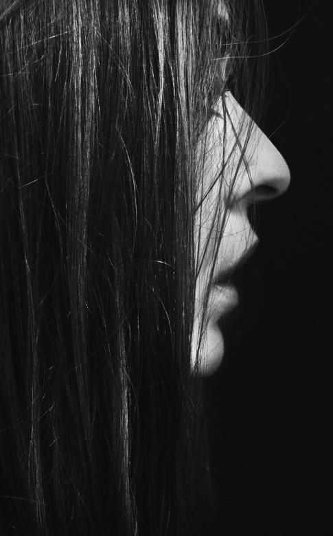 Free stock image of Female profile created by Alexander Krivitskiy