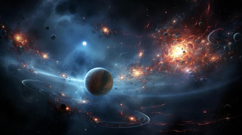 Free stock image of Starlit Blue: Embarking on a Space Odyssey created by sahel omar
