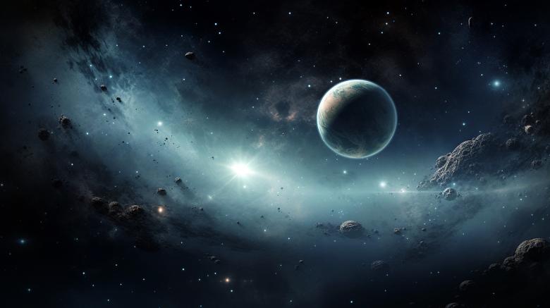 Free stock image of Unveiling Earth's Satellite: A Captivating View from Space created by sahel omar