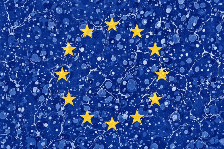 Free stock image of Marbled Flag - European Union created by Nicolas Raymond