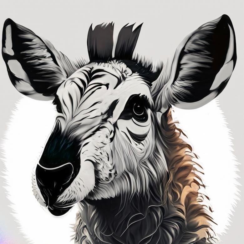 Free stock image of Line art animal created by izza haq