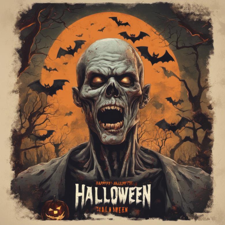 Free stock image of Halloween Zombie Background created by StayWeird
