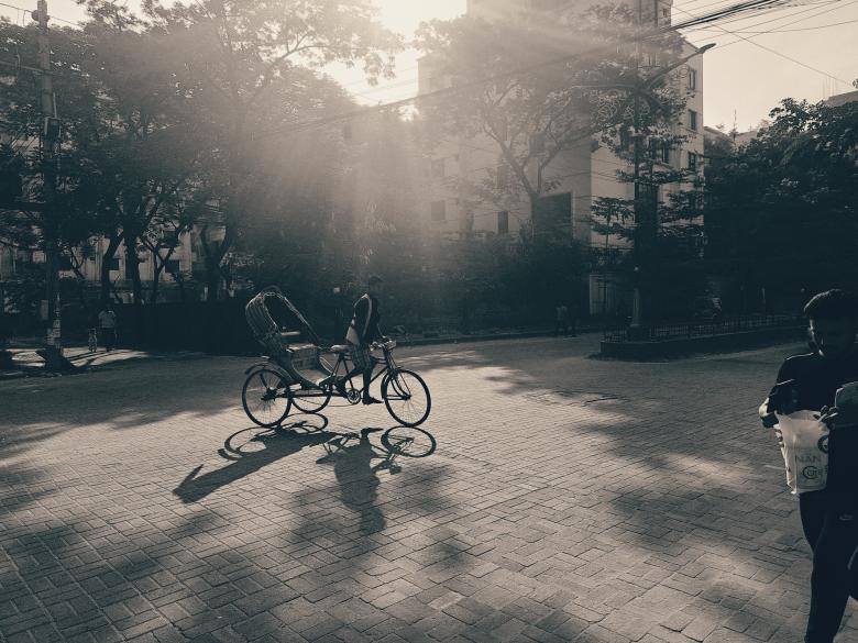 Free stock image of rikshaw on the road created by ishrak mir
