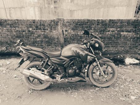 the motorcycle outside outdoor - Free Stock Photo