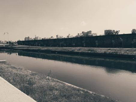 beautiful fishing canal view