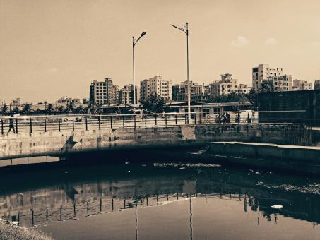 beautiful fishing lake view 1950s dhaka bangladesh - Free Stock Photo