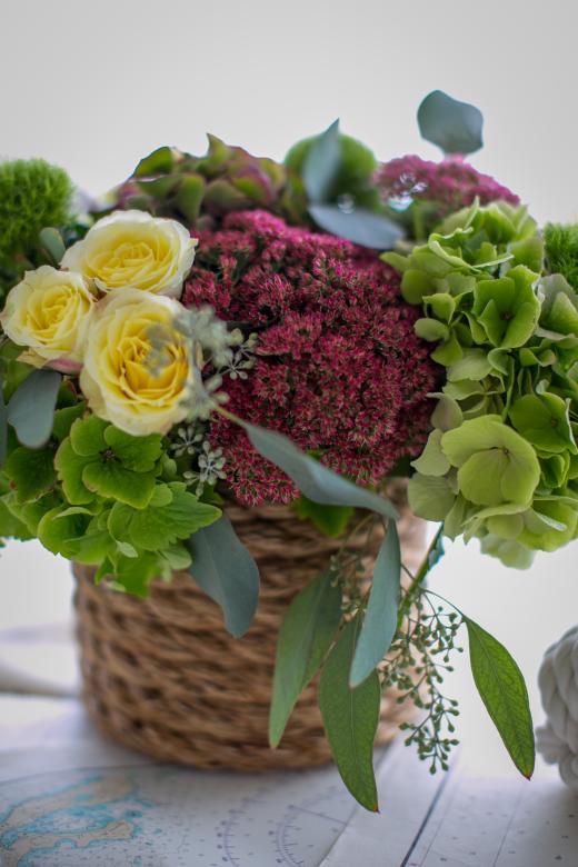 Free stock image of Flower basket created by Matt Bango