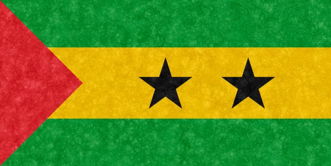 Free Stock Photo of Velvet Flag - Sao Tome and Principe