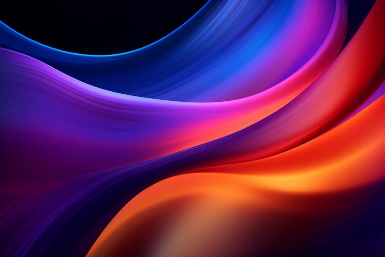Free stock image of Colorful Abstract Background with Glowing Ultraviolet Spectrum Shape created by Rjdp