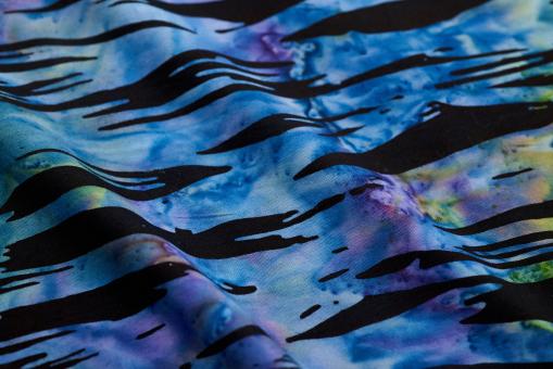 Blue fabric
