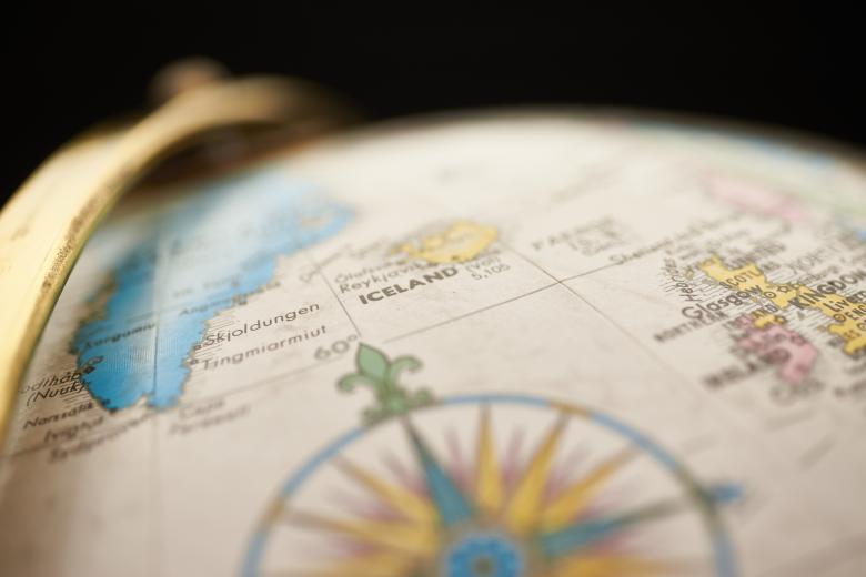 Free stock image of Iceland world map created by World Maps