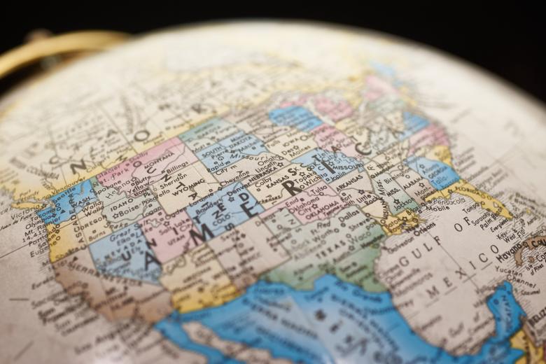 Free stock image of North America Map created by World Maps