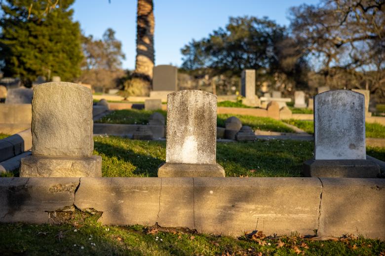 Free stock image of Cemetery gravestones created by Matt Bango