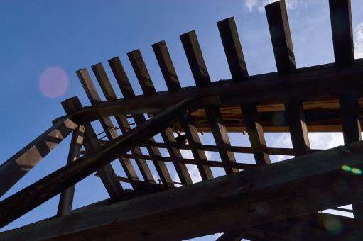 Abstract architecture sky