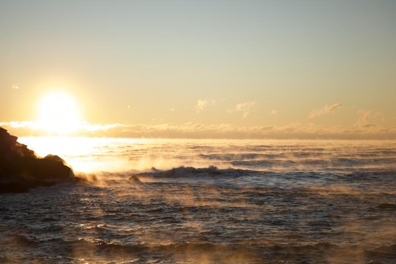 Free stock image of Ocean sunset created by JJ Sky