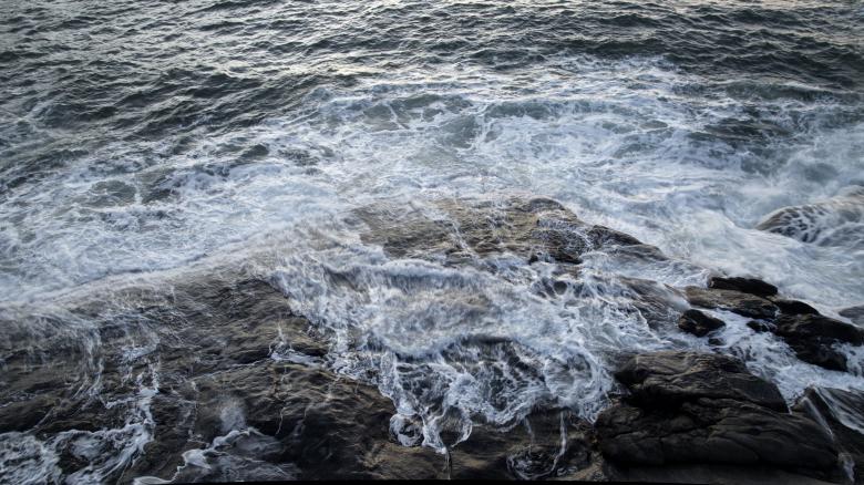 Free stock image of Waves crashing rocks created by JJ Sky