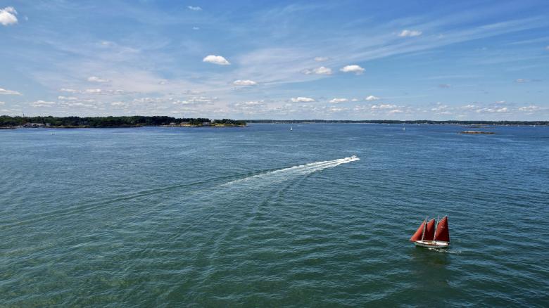 Free stock image of Ocean sailboat created by JJ Sky