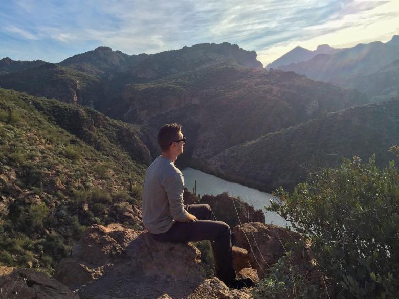 Free stock image of Man relaxing in nature created by Matt Bango