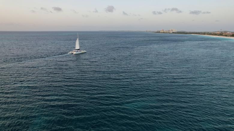 Free stock image of Sailboat on the ocean created by JJ Sky