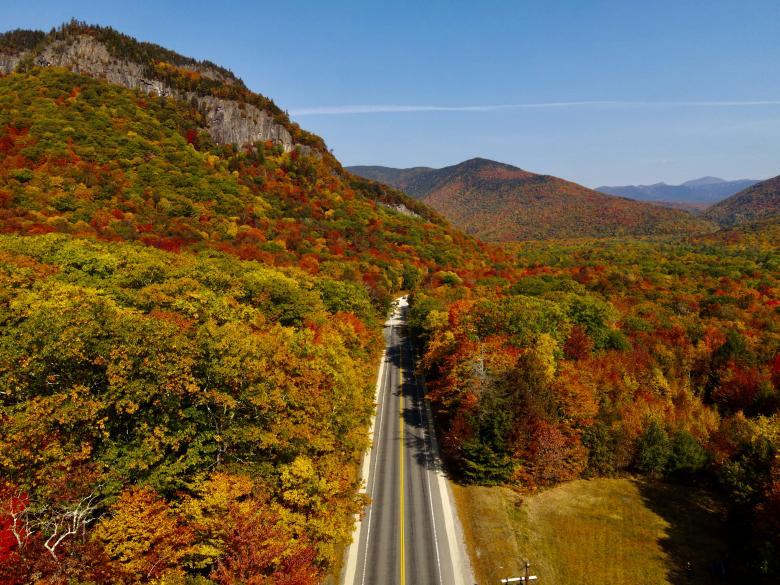 Free stock image of Fall autumn road created by JJ Sky