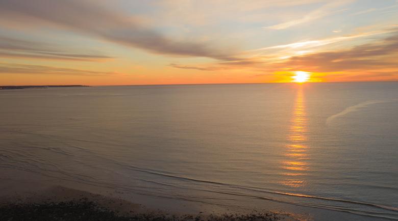Free stock image of Ocean sunset created by JJ Sky