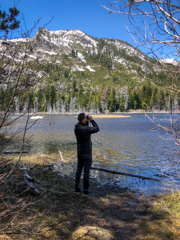 Free stock image of Birdwatching man created by Matt Bango