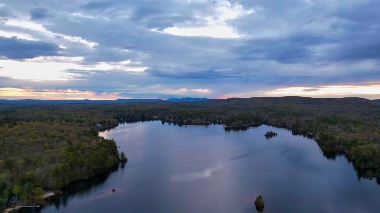 Free stock image of River sunset landscape created by JJ Sky