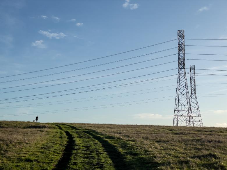 Free stock image of Powerlines landscape created by Matt Bango
