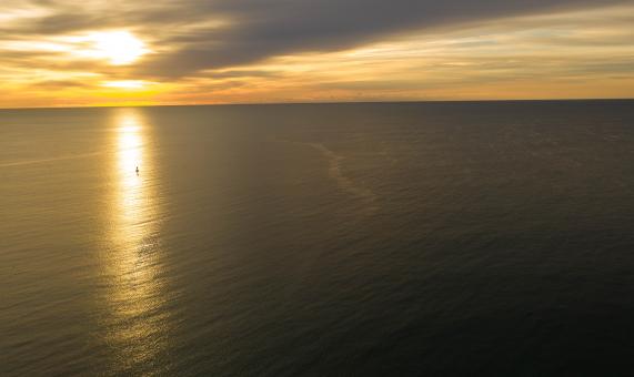 Free Stock Photo of Ocean sunset