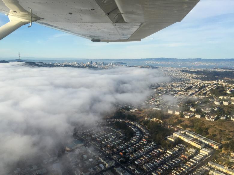 Free stock image of Airplane wing flying created by Matt Bango