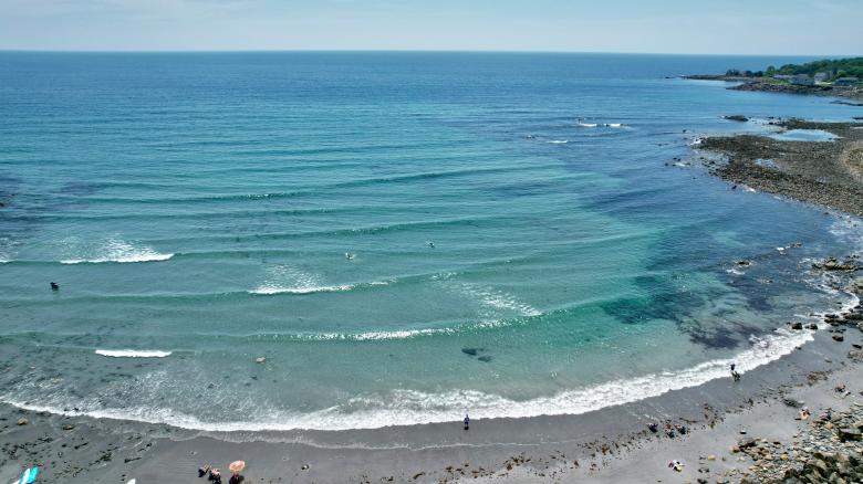 Free stock image of Beach Sea Aerial created by JJ Sky