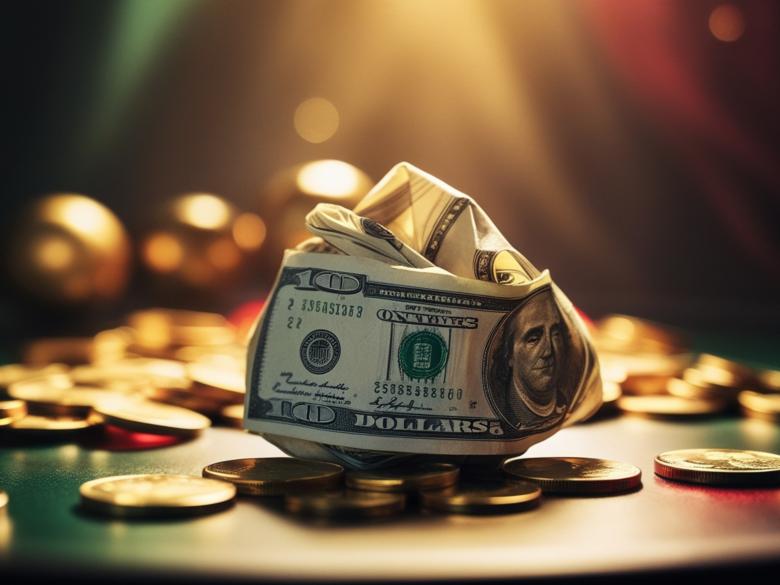 Free stock image of Dollar Bill Note with Gold Coins created by Jhon Edison - PhotoGraphy