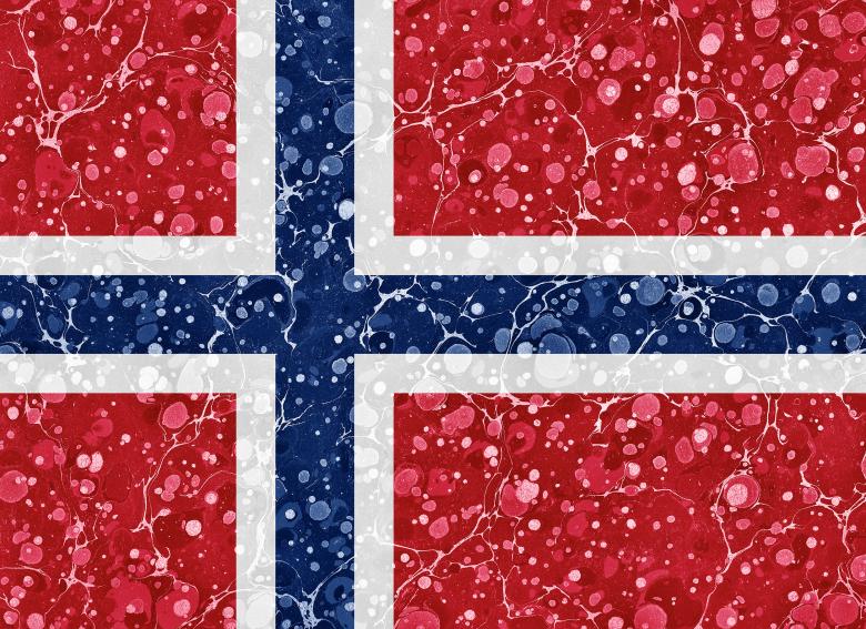 Free stock image of Marbled Flag - Norway created by Nicolas Raymond