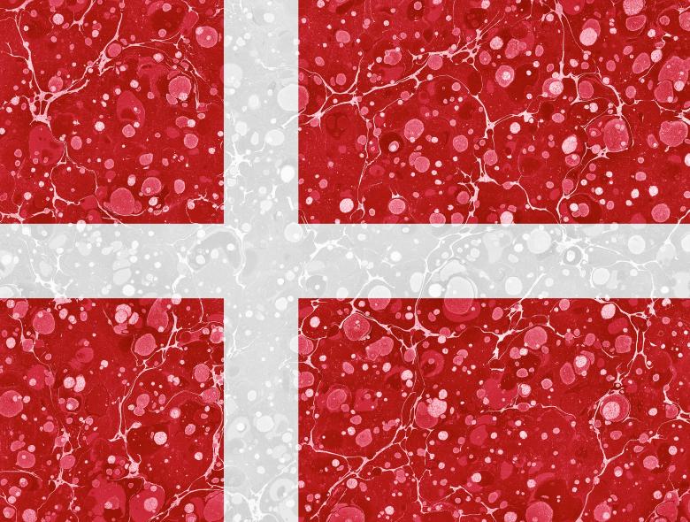 Free stock image of Marbled Flag - Denmark created by Nicolas Raymond