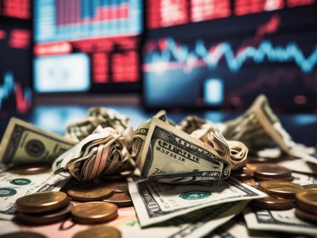 Stock market background - Free Stock Photo