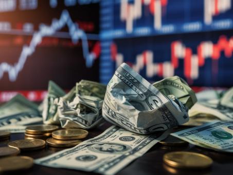Stock market background - Free Stock Photo