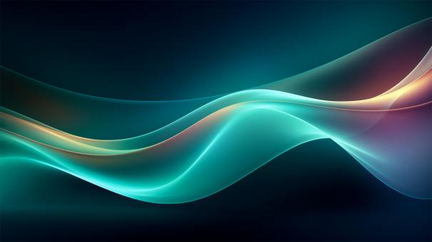 Colorful wavy background - Free Stock Photo