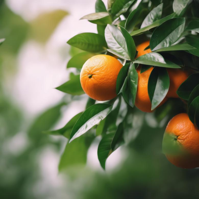 Free stock image of Fresh Orange With Green Leaves created by StayWeird
