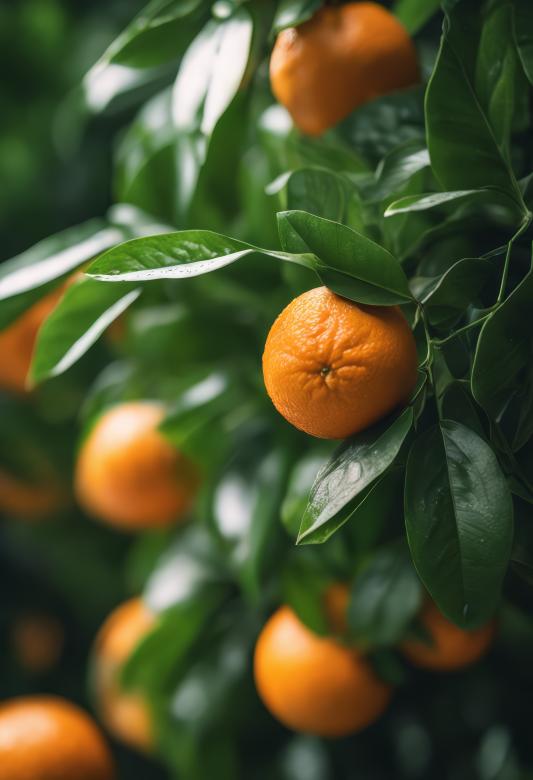 Free stock image of Fresh Orange With Green Leaves created by StayWeird