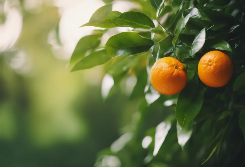 Free stock image of Fresh Orange With Green Leaves created by StayWeird