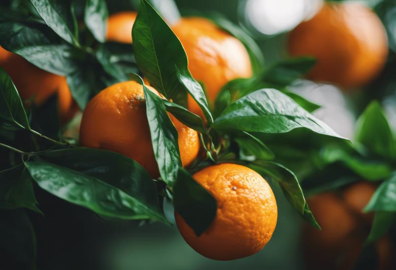 Free stock image of Fresh Orange With Green Leaves created by StayWeird