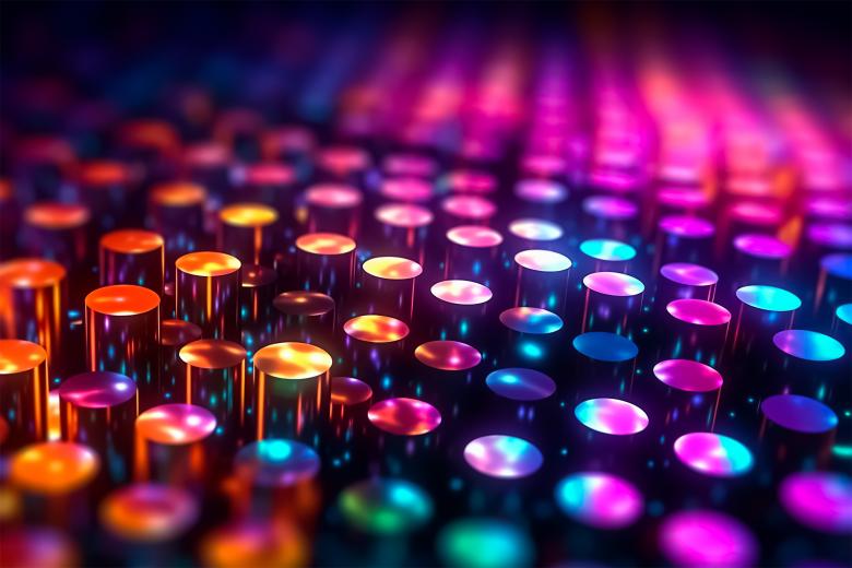 Free stock image of Colorful Dots Background created by HD Wallpapers