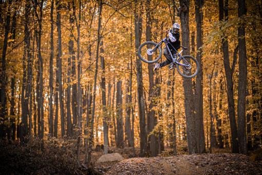 Bicycle jump - Free Stock Photo