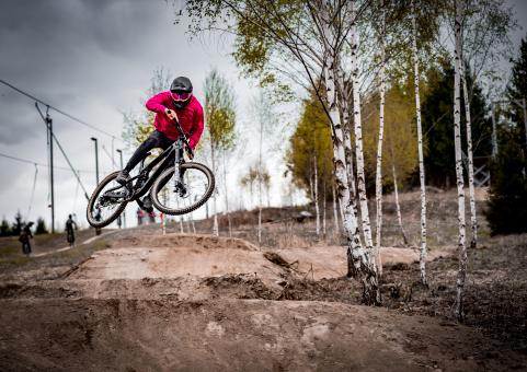 Bicycle jump - Free Stock Photo