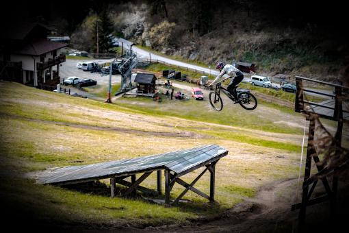 Bicycle jump - Free Stock Photo